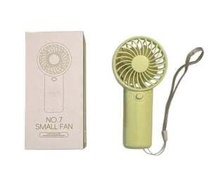 5” Lime Green Mini Fan Quiet Portable New AAA Battery (not included)